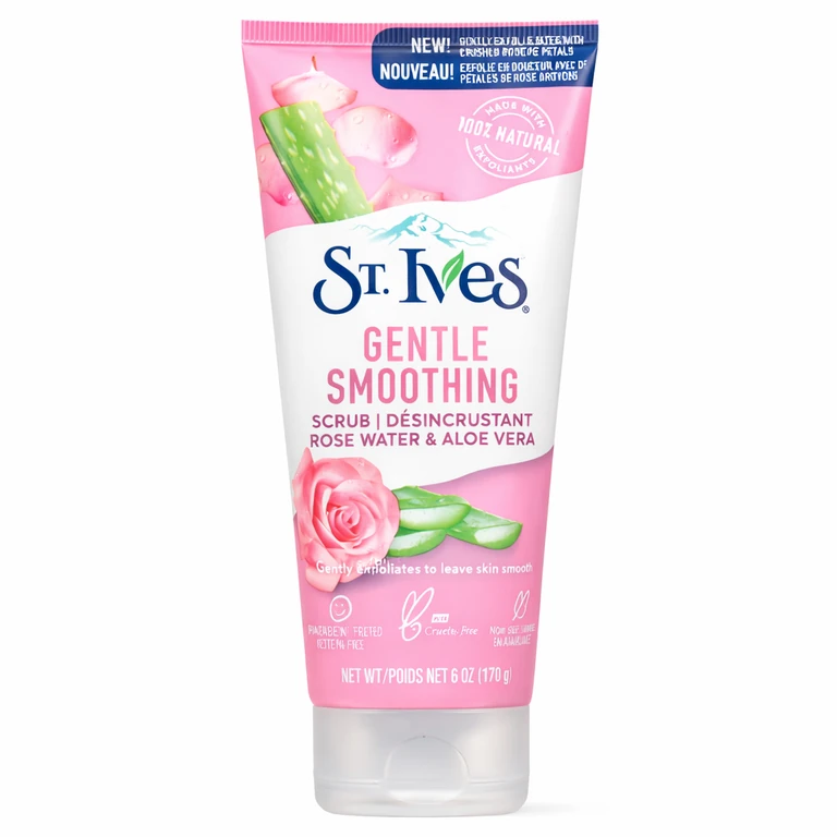 St. Ives Face Scrub 170 g (6 oz) - Rose Water & Aloe Vera